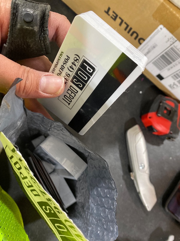 Photo 1 of 100 Micros Server Swipe Cards + 5 Card Reader Cleaning Cards