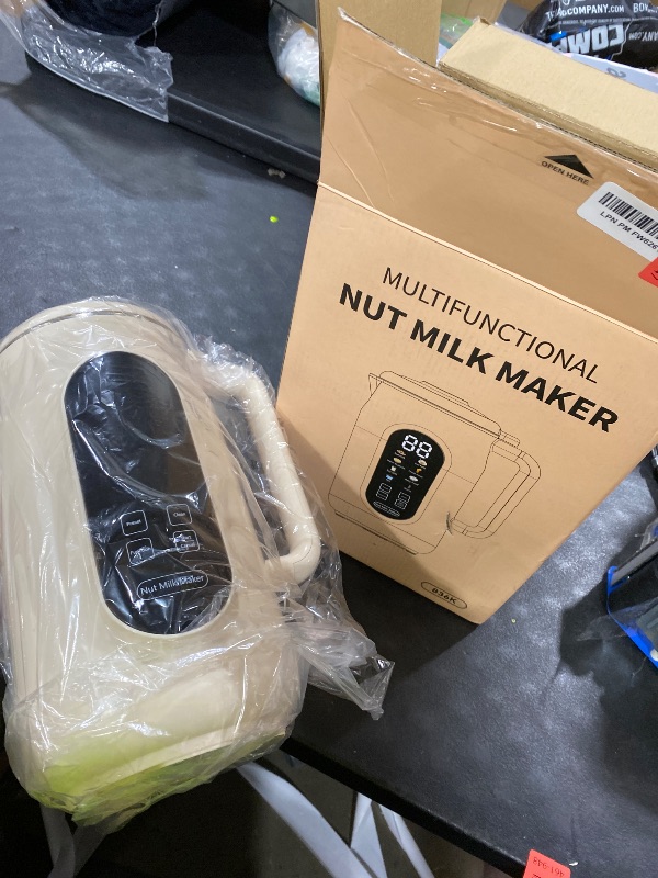 Photo 1 of 10 in 1 Nut Milk Maker Machine?42oz IMD Screen Almond Milk Maker, Soy Milk Maker with Self-Cleaning, Delay Start, Keep Warm, Automatic Plant-Based Milk Blender for Juice, smoothie, Soup, Boil Water