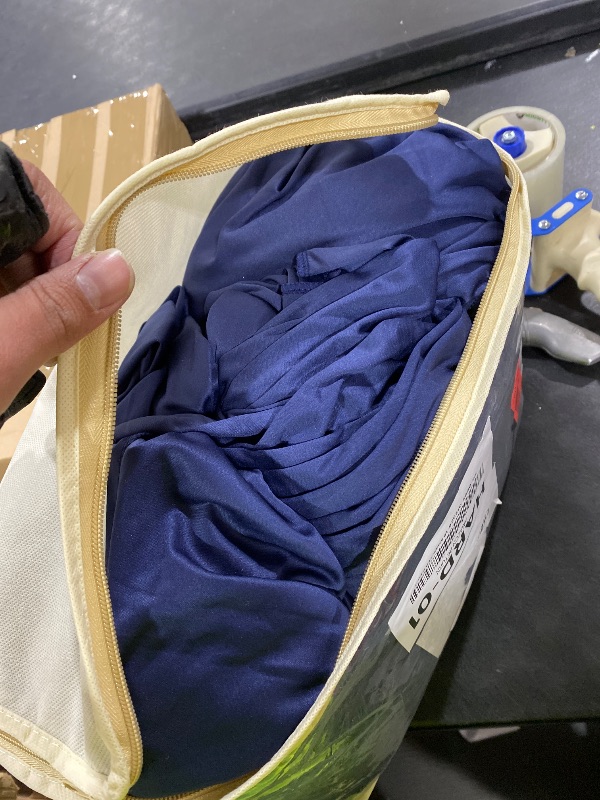 Photo 1 of BRILLMAX 6 Pack Navy Blue Round Tablecloths 120 Inch for 60” Tables - 150 GSM Polyester Fabric, Floor Length Drop, Water, Stain & Wrinkle Resistant Cloth Cover for Wedding Reception Banquet Dining