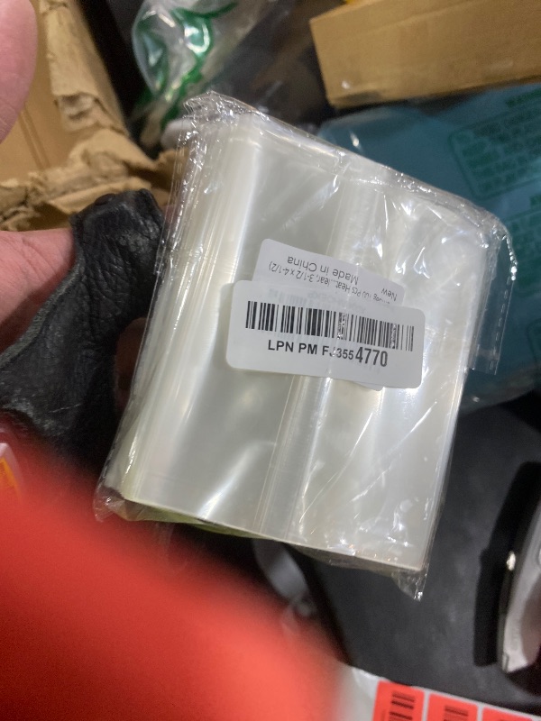 View 2 of 100 Pcs 3-1/2 x 4-1/2 Transparent Heat Seal Bags for Packaging Chocolate Covered Oreos,Clear Cookie Bags with Seal,Small Treat Bag for Macarons, Brownies, Candy, Donuts