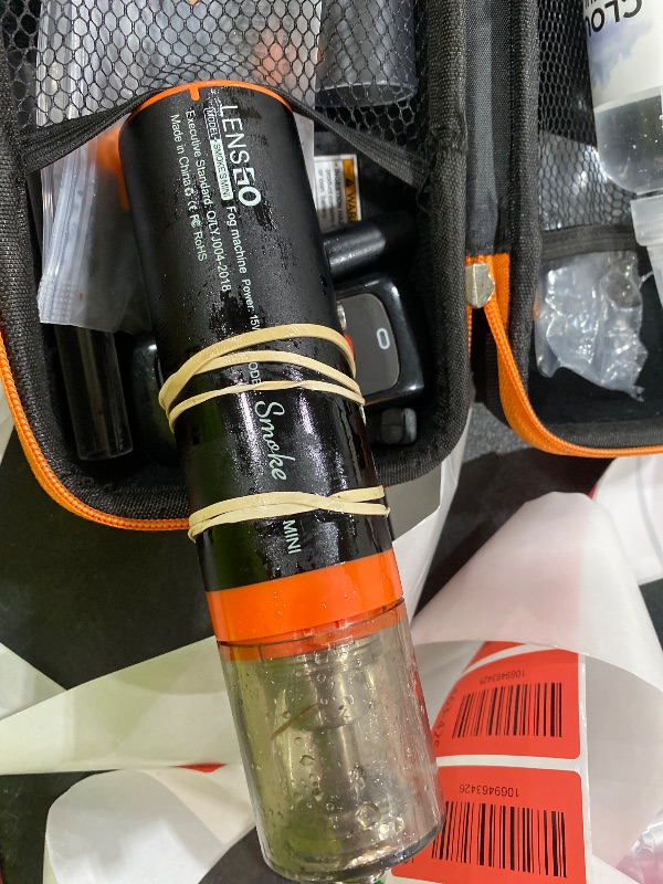 Photo 1 of LENSGO Portable Fog Machine Master Pro 100W Handheld Smoke Machine with Wireless Remote Control and 3 Speed Mode for Photography, Party Events, Weddings, Stage Effects, and Indoor Scenes