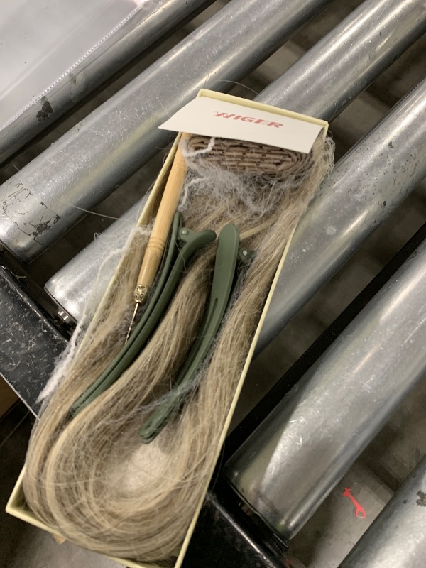 Photo 1 of WIGER Genius Butterfly Hair Extensions Real Human Hair Double Layer Hair Extensions Golden Brown Invisible Scalp-simulated Remy Human Hair With Highlights 100g/Pack