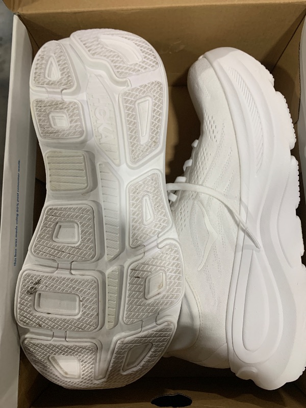 Photo 1 of Hoka Men's Bondi 9 White/White 9 Medium