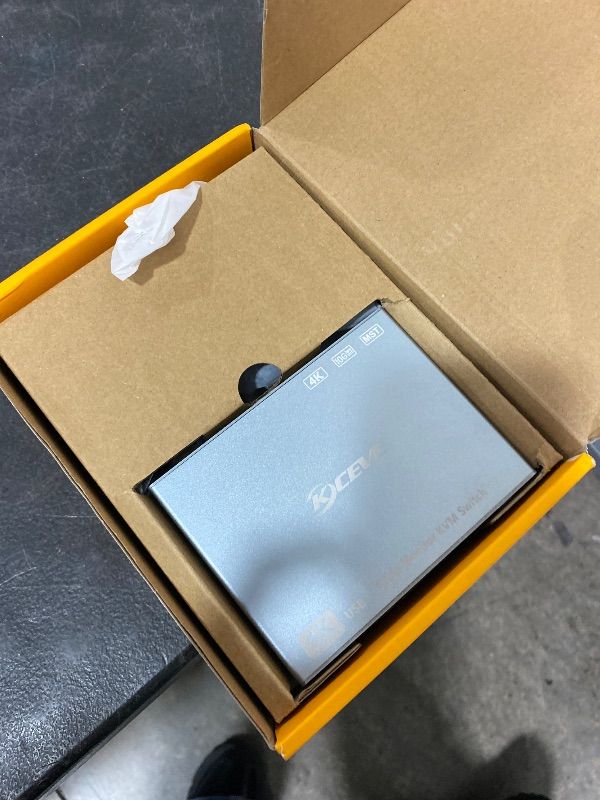 Photo 1 of USB C KVM Switch 3 Monitors 2 Laptops 4K@60Hz, Displaylink USB C Docking Station 3 Monitor KVM for Windows Mac M1 M2 M3 M4, Extended Triple Displays,PD 100W,USB 3.0,USB 3.2,SD/TF,1G Ethernet