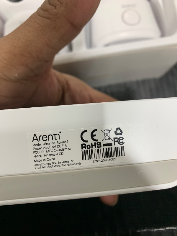 Photo 1 of ARENTI Baby Monitor 2 Cameras, Smart Baby Camera with 5-Inch Wireless Display, Super Night Vision, Temperature Sensor, Sound Detection, Auto Motion Tracking, 2-Way Audio, VOX Mode(B2 Set)