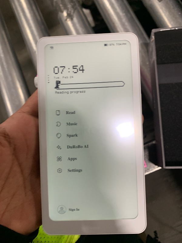 Photo 1 of Durobo Krono – 6.13" Smart ePaper Focus Hub, 300 PPI 6G 128G Paper Tablet, with Smart Dial – an e-Reader, idea Keeper, and Audio Player All in one