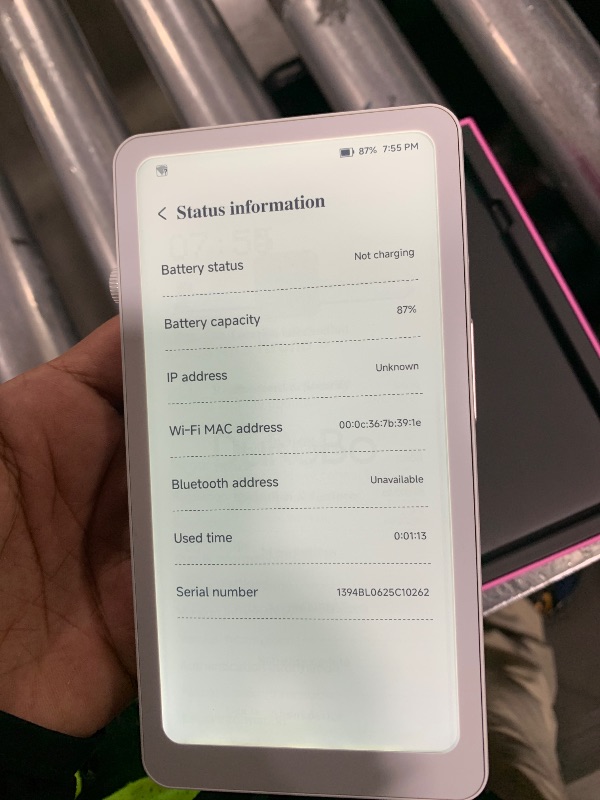 Photo 1 of Durobo Krono – 6.13" Smart ePaper Focus Hub, 300 PPI 6G 128G Paper Tablet, with Smart Dial – an e-Reader, idea Keeper, and Audio Player All in one