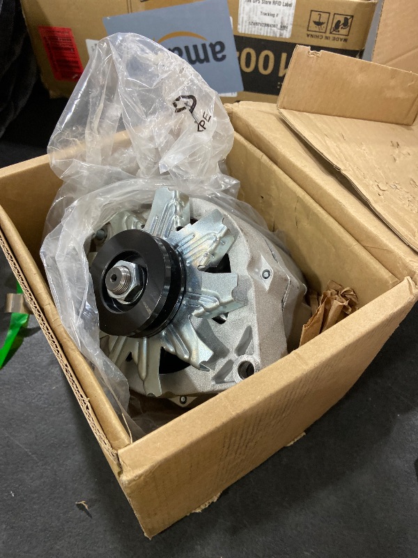 Photo 1 of 1 Wire GM Alternator 105A New Self Exciting High Output 10SI SBC BBC for Chevy Buick GMC Trucks 1970s-80s 7127-SE105