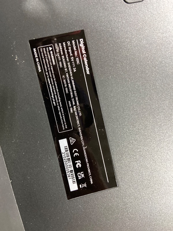 Photo 1 of BIGASUO 10.1" Digital Calendar, Smart Touchscreen Interactive Display, Electronic Organizer for Monthly, Weekly & Daily Agenda, Chore Chart, Meal Planner, To Do List, Family Schedules, Picture Frame