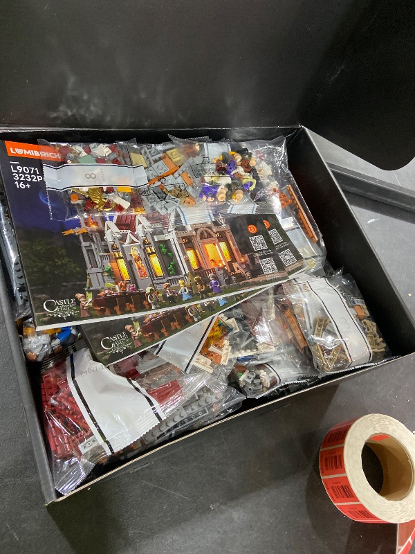 Photo 1 of Lumibricks Medieval Castle Banquet Hall Lighting Building Bricks Set - Middle Ages City Town Modular Collection Display Kit with Minifigures 3232 Pcs for Adults & Teens