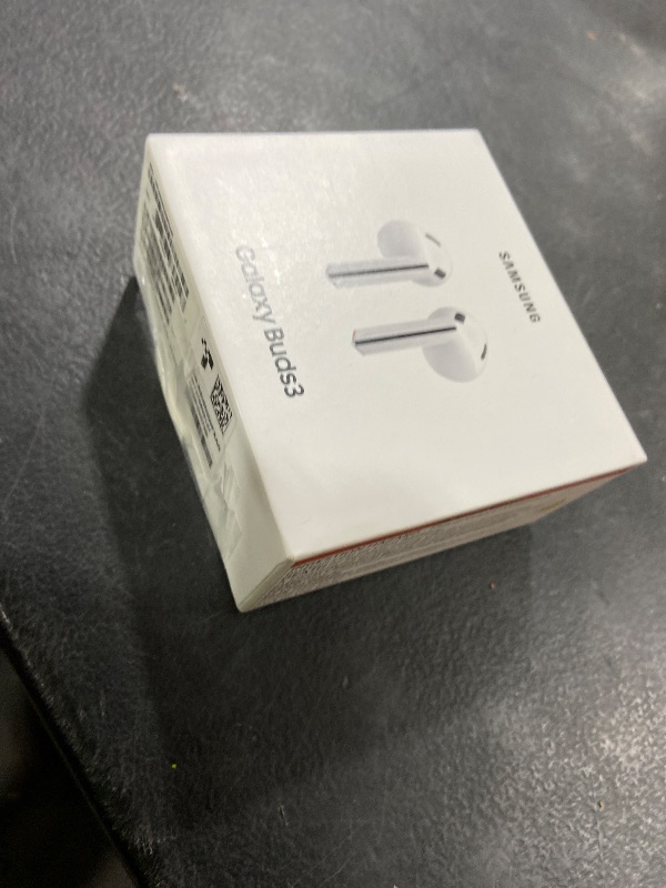 Photo 1 of Samsung Galaxy Buds 3 AI True Wireless Bluetooth Earbuds, Open Type Fit, Active Noise Cancellation, 360 Audio, Touch Control, White [US Version, Amazon Exclusive, 2Yr Warranty]