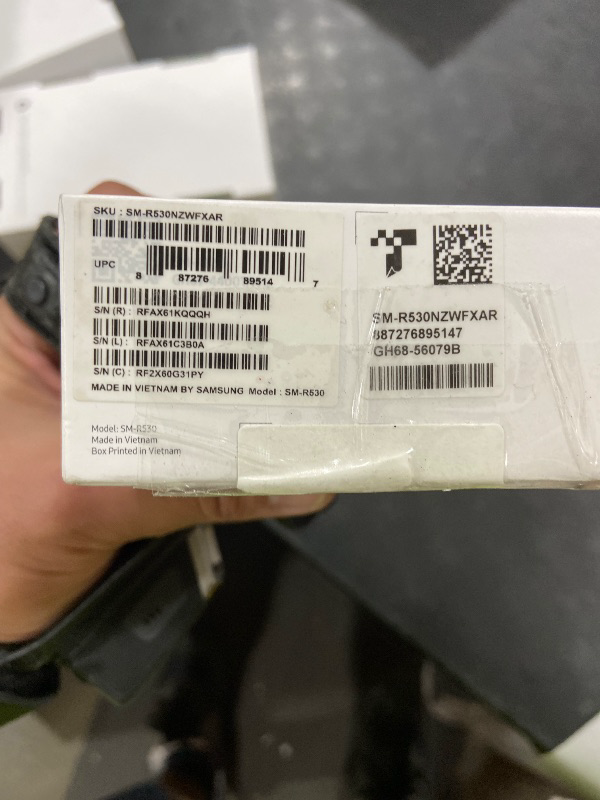 Photo 1 of Samsung Galaxy Buds 3 AI True Wireless Bluetooth Earbuds, Open Type Fit, Active Noise Cancellation, 360 Audio, Touch Control, White [US Version, Amazon Exclusive, 2Yr Warranty]