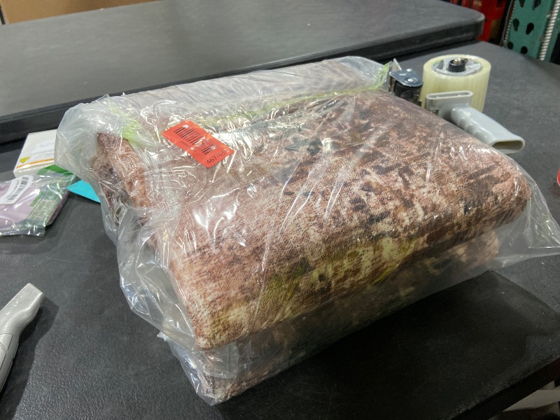 Photo 1 of Ompaa Living Room Rug 8x10 Brown Area Rugs Machine Washable Abstract Coffee Boho Large Carpet Non-Slip Non-Shedding Faux Wool Indoor Vintage Rug for Bedroom, Classroom, Dining Room, Kids Playroom