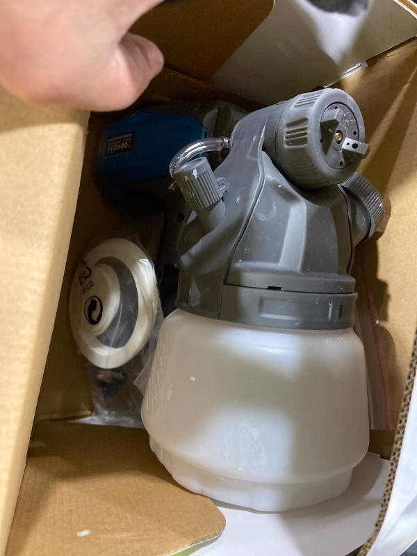 Photo 1 of Tilswall Cordless Paint Sprayer Brushless, Compatible with Dewalt 20V Battery (Battery Not Included), Easy Side-Fill, 1300ml Container, Electric HVLP Spray Paint Gun for House Painting, Furniture