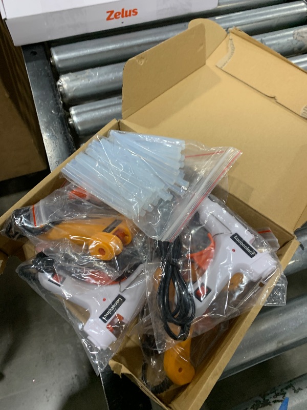 Photo 1 of  20W Mini Hot Glue Gun with 30 Glue Sticks Set, Fast Preheating Hot Glue Gun Kit Heavy Duty Gluegun for Craft, DIY, Repairs (White)