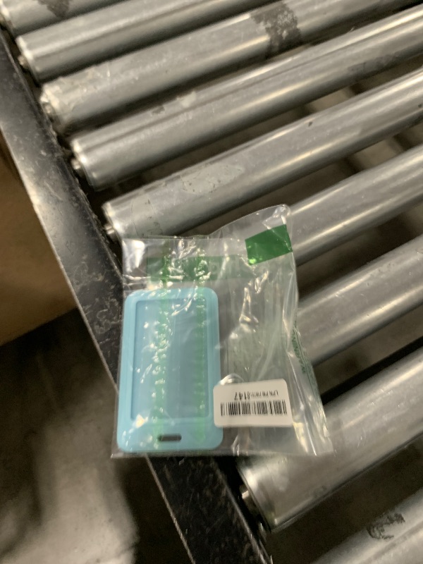 Photo 1 of 1 Pcs Sliding ID Badge Holder with Clear Window Blue ID Card Protector Pouch for Office School ID Credit Cards Proximity Key Cards Driver’s Licenses and Passes