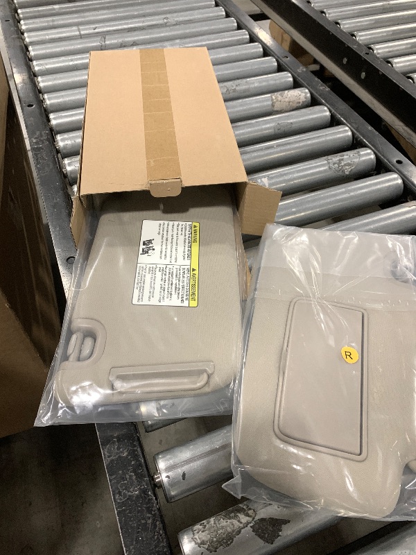 Photo 1 of INTGET Beige 2PCS Sun Visors for Nissan Sentra Accessories 2013 2014 2015 2016 2017 2018 2019 Cloth Car Sun Protection Replacement with Mirror for Nissan Sentra Driver Side & Passenger Side Sun Visors