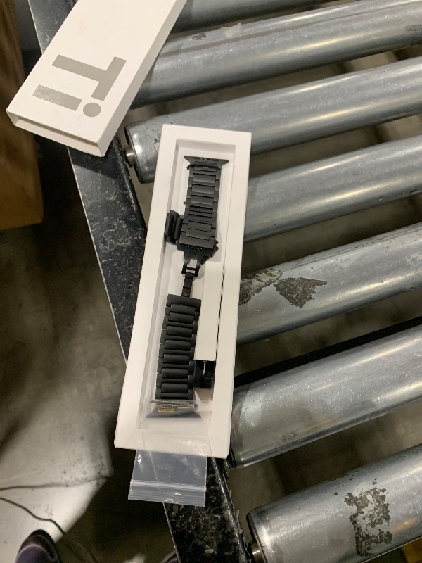 Photo 1 of GROOBAL Titanium Band Compatible with Apple Watch Ultra 3/2/1 49mm Band for Men & Series 11/10 46mm, Grade 5 Titanium with DLC Coating for Ultra 3 Band - Butterfly Clasp, Men Valentine's Gifts, Black