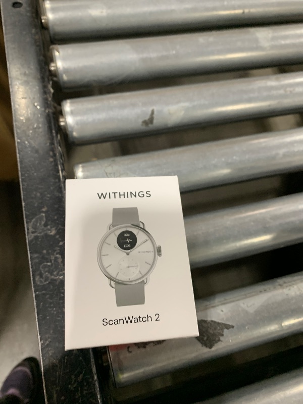 Photo 1 of WITHINGS ScanWatch 2 - Hybrid Smart Watch, Heart Rate Monitoring, Fitness Tracker, Cycle Tracker, Sleep Monitoring, GPS Tracker, 30-Day Battery Life, Android & Apple Compatible, HSA/FSA