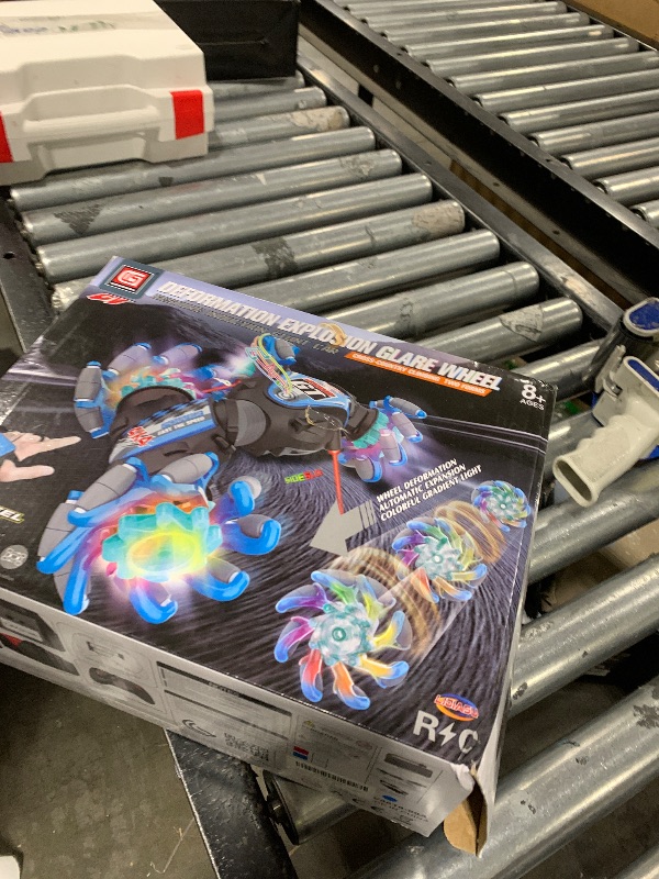 Photo 1 of 1:12 Gesture Sensing RC Stunt Car, 2 * 1200mAh Hand Controlled Remote Control Twist Cars with Light & Music, 4WD 360° Rotate Transform Drift, Gifts for 8-12 Kids Age 8 9 10 11 12 Yrs Old? Trains