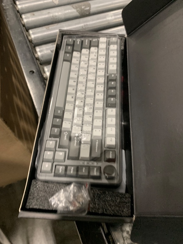 Photo 1 of YUNZII RT75 Rapid Trigger Gaming Keyboard,Hall Effect Magnetic Switch,Adjustable Actuation Esports,75% TKL Layout with Knob,RGB Backlit, PBT Keycaps for Mac/Win (Black, Silky Pro Switch)