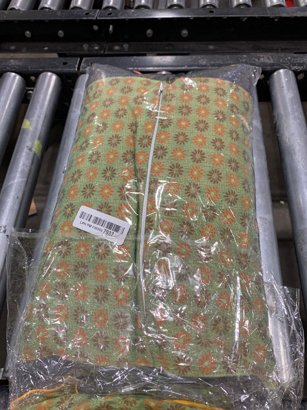 Photo 1 of Edomi Rectangular Buckwheat Neck Pillows,19.6"x9.8" Flat Cervical Support Pillows for Sleeping, Adjustable Buckwheat Hull Filling for Neck Pain Relief, with Floral Pattern Washable Covers,Green