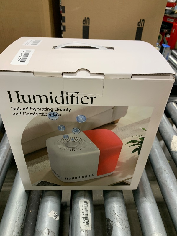 Photo 1 of Obgnsai Evaporative Humidifier for Bedroom (No Mist) – Dishwasher Safe, No White Dust, Smart Remote with Sensor, Red Sleep Light, White Noise, Nursery Humidifier with 2.5L Tank, 2 Filters & Aroma Kit