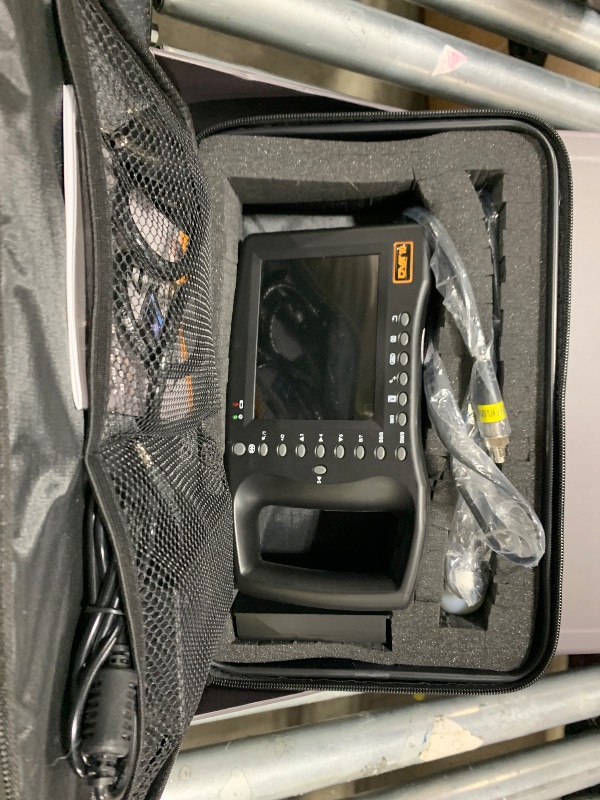 Photo 1 of Portable Ultrasound Machine for Pregnancy - Digital Sonogram Machine with 3.5 MHz Probe and 8-Color Panels - Perfect for Sheep, Dogs, Cats, and Pigs Pregnancy Testing