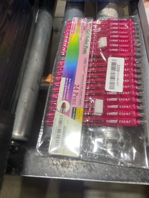 Photo 1 of [24 Pens - Pink Ink] Think2 0.7mm CGI Retractable Gel Pens. (24 Pink) Medium Point Rollerball Pens with Smooth Quick Drying Ink.