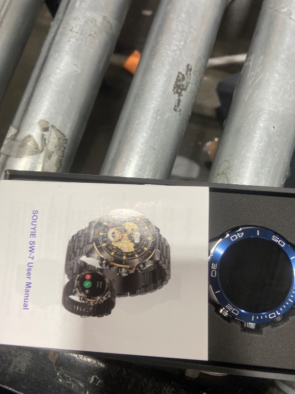 Photo 1 of SOUYIE Smart Watch for Men,1.43''AMOLED Screen with 24 Hours Healthy Monitor, 100+ Sports Modes Fitness Tracker Watch, High-Capacity Battery Pedometer Calorie Smartwatch Compatible Android iOS