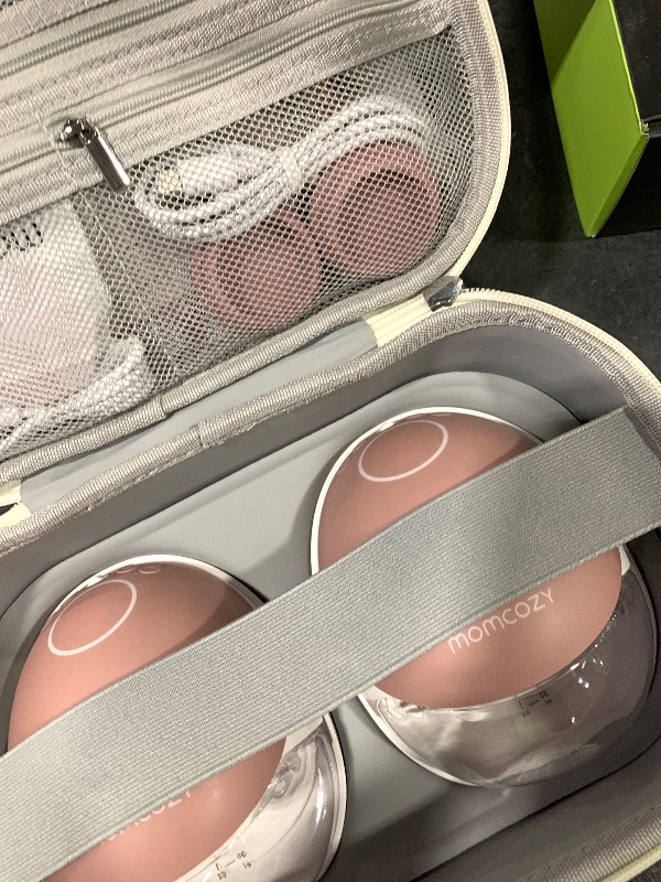 Photo 1 of Momcozy Wearable Breast Pump, Hands Free Upgraded Mobile Flow | M9, App Discreet Control with Personalized Multi-Modes & 15 Levels, Wearable Breast Pump 24mm, 2 Pack Cozy Red