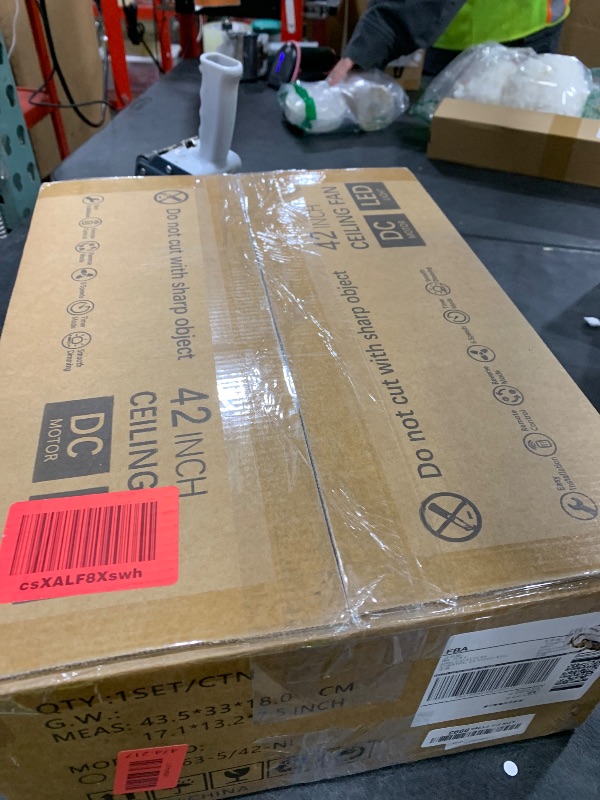 Photo 1 of Dolavast Ceiling Fans with Lights, 42 Inch Low Profile Ceiling Fan with Light and Remote Control, Flush Mount, Reversible, 3CCT, Dimmable LED, Quiet, Nickel Ceiling Fan for Bedroom, Kitchen