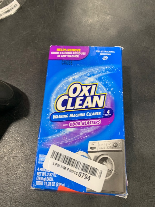 Photo 1 of (2 pack) OxiClean Washing Machine Cleaner with Odor Blasters, 4 Count
