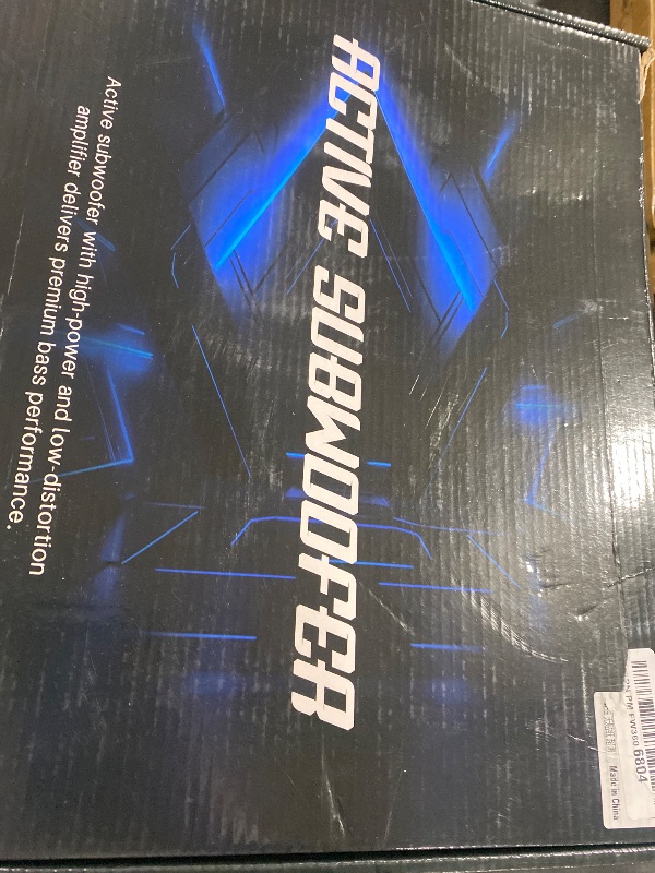 Photo 1 of SCBPAUD 1600W Slim Underseat Subwoofer with Built-in Amp 10 Inch Sub | RGB Ambient Lighting, LPF/Gain/Bass Boost Controls, Individual Controls, Distortion-Free Deep Bass | Universal Fit for All Car