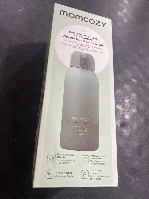 Photo 1 of Momcozy Portable Milk Warmer for Travel – Dual Heating Modes for Breast Milk & Water, Portable Bottle Warmer with Fast Heating & Long Battery Life, 17 Ounces Large Capacity, Purple