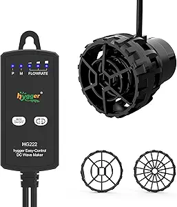 Photo 1 of hygger Aquarium Wave Maker for 5-10 Gallon Fish Tanks, Adjustable DC Power Heads for Aquarium with Controller, Aquarium Circulation Pump With Magnetic Base for Saltwater Freshwater Tank 660 GPH
