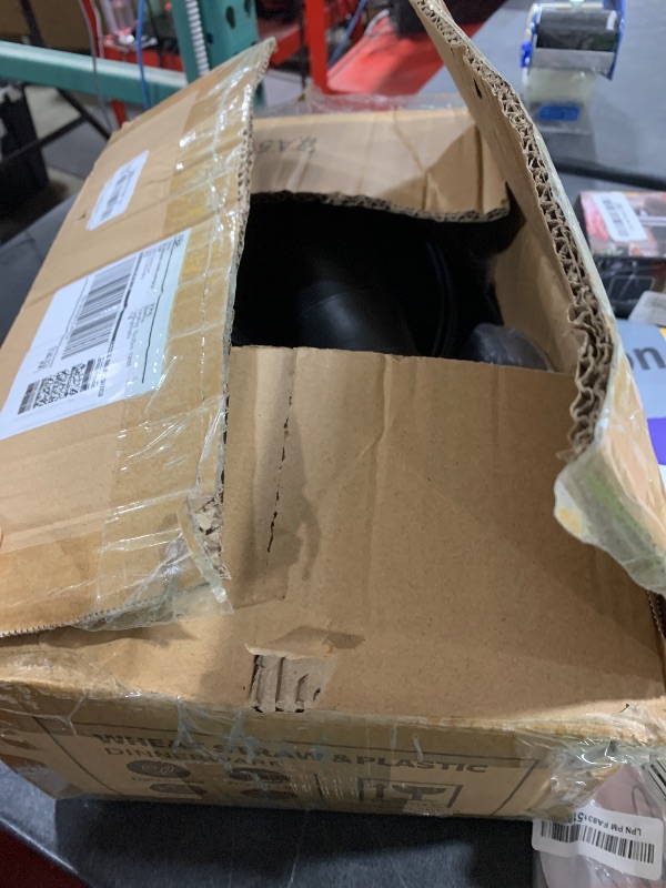 Photo 1 of Teivio 66-Piece Kitchen Plastic Wheat Straw Dinnerware Sets for 6, Dinner Plates, Plates and Bowls Sets,Cups, Flatware, Dishwasher Safe, Unbreakable Apartment Outdoor Camping Dishes, Black