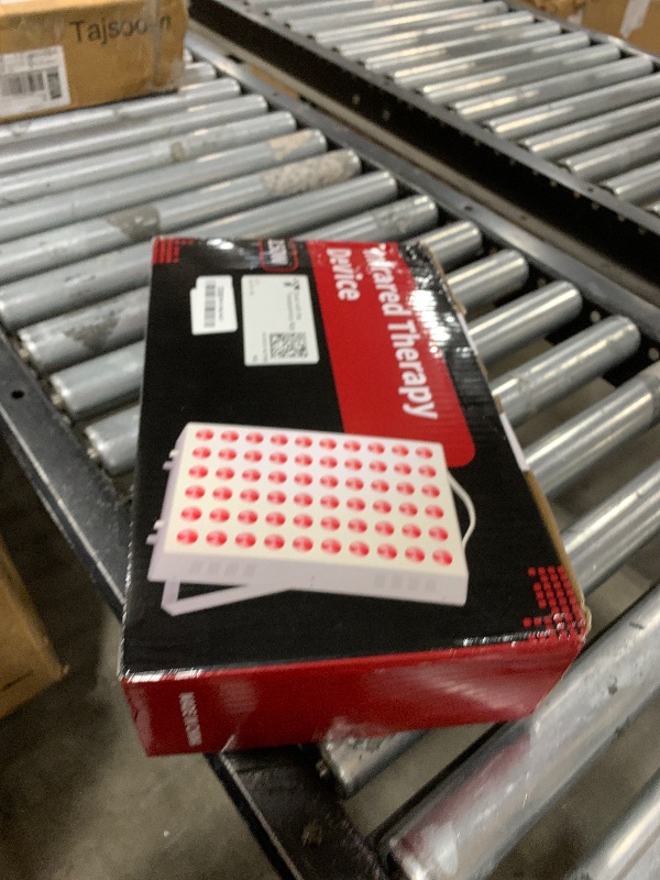 Photo 1 of Cholas Red Light Therapy Panel for Face and Body, 150W with 60 Dual Chip LEDs, 660nm Red Light and 850nm Near Infrared, 3 Modes Adjustable Brightness and Timer, Gifts for Men Women