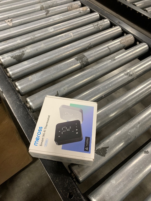 Photo 1 of meross Smart Thermostat for Home, WiFi Thermostat Works with Matter, Alexa, Apple Home, Google Assistant, App & Voice Control, 7x24h Scheduling, Energy Saving, C-Wire Required