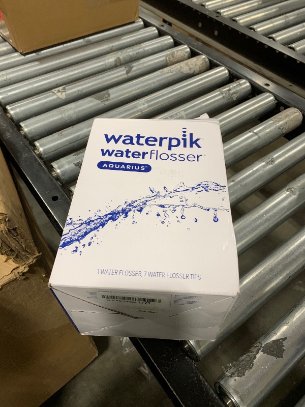 Photo 1 of Waterpik Aquarius Water Flosser For Teeth Cleaning, Gums, Braces, Dental Care, Electric Power With 10 Settings, 7 Tips For Multiple Users And Needs, ADA Accepted, White WP-660, Packaging May Vary