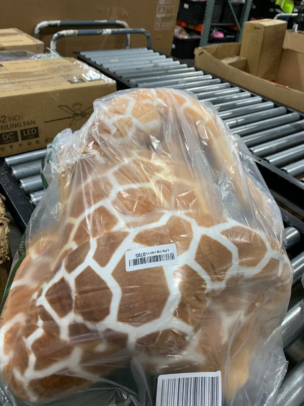 Photo 1 of Meooeck 55 Inch Giant Giraffe Stuffed Animal, Large Plush Toy for Kids Lifelike Standing Toys Stuffed Tall Giraffe for Birthday, Home Nursery Decor