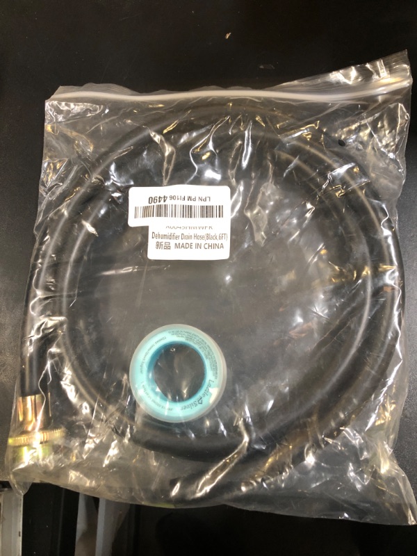 Photo 1 of (7 Length Options) Dehumidifier Drain Hose with 3/4 Inch FHT Connector, Featuring Rust-Resistant Brass Fittings for Leak-Proof Connection, Perfectly Compatible with Most Dehumidifier Brands