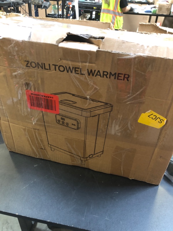 Photo 1 of ZonLi 35L Large Towel Warmers,Luxury Foldable Towel Warmer for Bathroom, Auto Shut Off, Fits Up to 3 Oversized 40"X70" Towels,Portable Housewarming Gift
