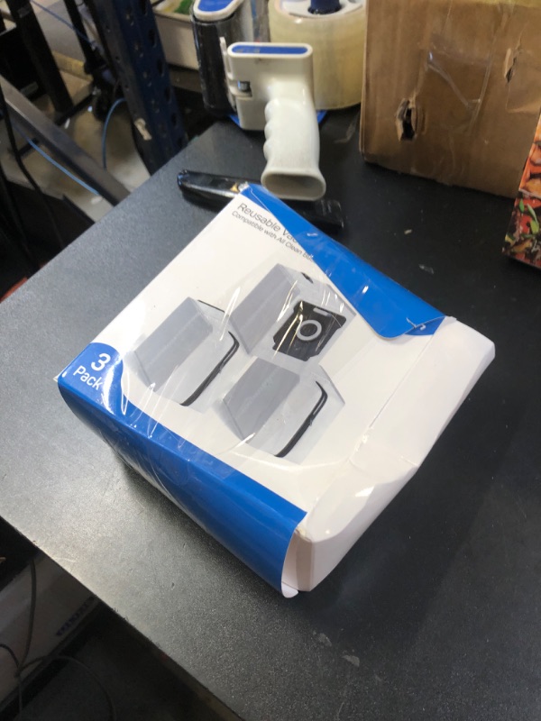 Photo 1 of CHIKIXSON Reusable Vacuum Bags for All iRobot Roomba I & S & J Series Clean Base, 3 Pack, Zipper (New Version)