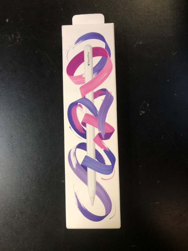 Photo 1 of Apple Pencil Pro: Latest Model - Device Compatibility Check Required - Pixel-Perfect Precision, Tilt and Pressure Sensitivity, Perfect for Note-Taking, Drawing, and Art. Charges and Pairs Magnetically