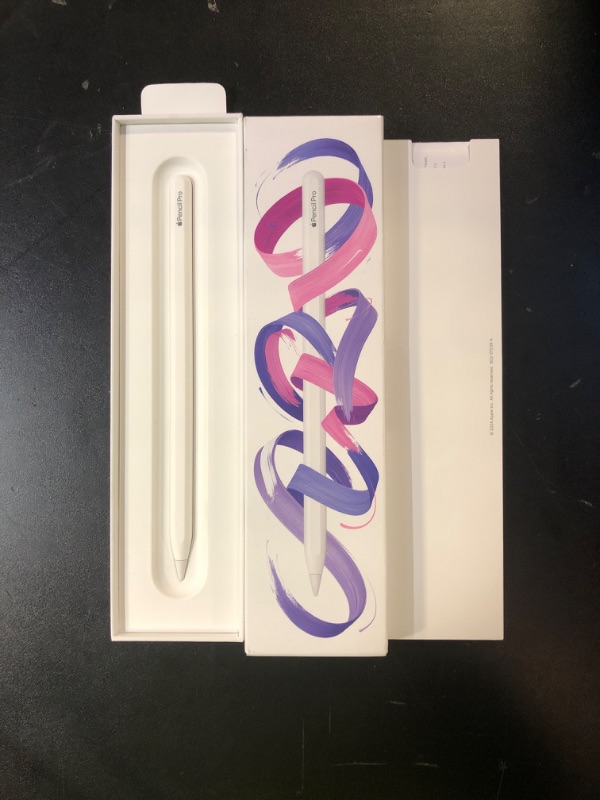 Photo 1 of Apple Pencil Pro: Latest Model - Device Compatibility Check Required - Pixel-Perfect Precision, Tilt and Pressure Sensitivity, Perfect for Note-Taking, Drawing, and Art. Charges and Pairs Magnetically
