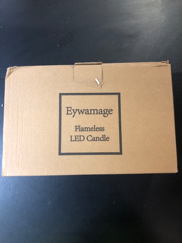 Photo 1 of Eywamage Grey Glass Flameless Pillar Candles with Remote, Flickering Christmas LED Battery Candles Set of 3