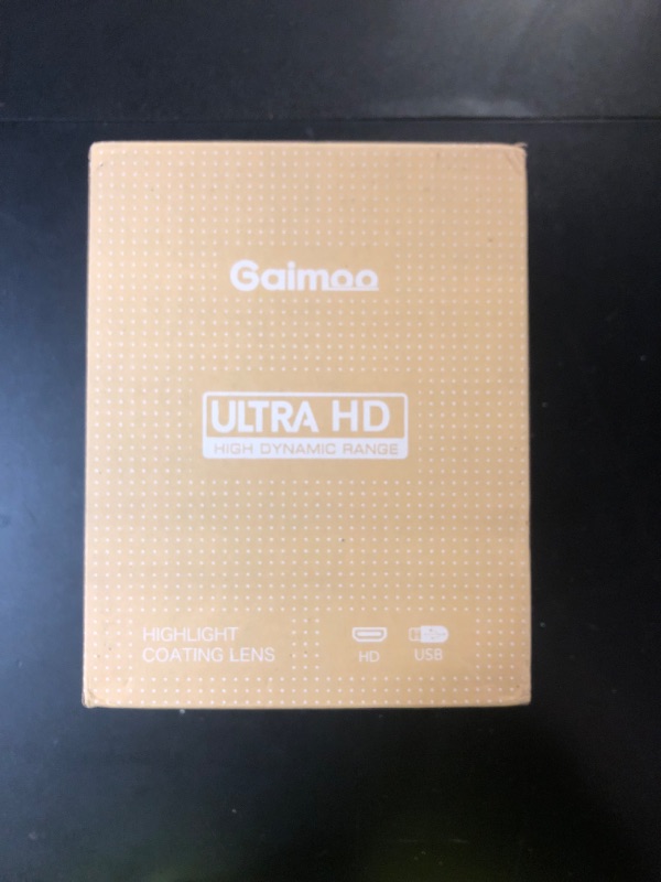 Photo 1 of Mini Projector with WiFi and Bluetooth Built-in Apps Smart Projector Support 4K 1080P FHD 180° Adjustable Auto Keystone Compatibile with HDMI/TV Stick/Memory Stick/Laptop, White