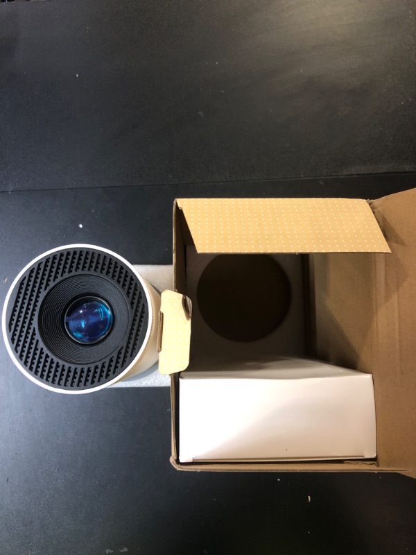 Photo 1 of Mini Projector with WiFi and Bluetooth Built-in Apps Smart Projector Support 4K 1080P FHD 180° Adjustable Auto Keystone Compatibile with HDMI/TV Stick/Memory Stick/Laptop, White