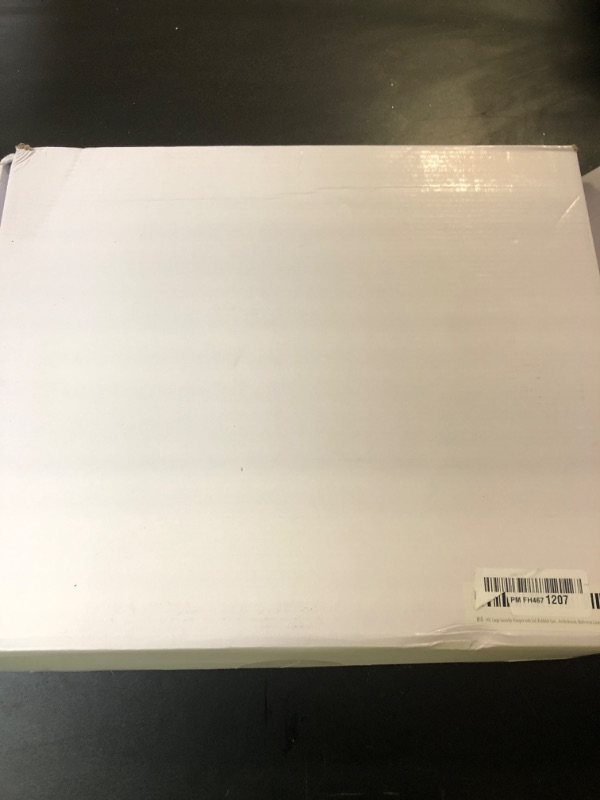 Photo 1 of 80L Large Laundry Hamper with Lid, Foldable Laundry Bag for Washing Machine with Removable Inner Bag, Dirty Hampers for Bedroom, Bathroom,Laundry Room, College (White)